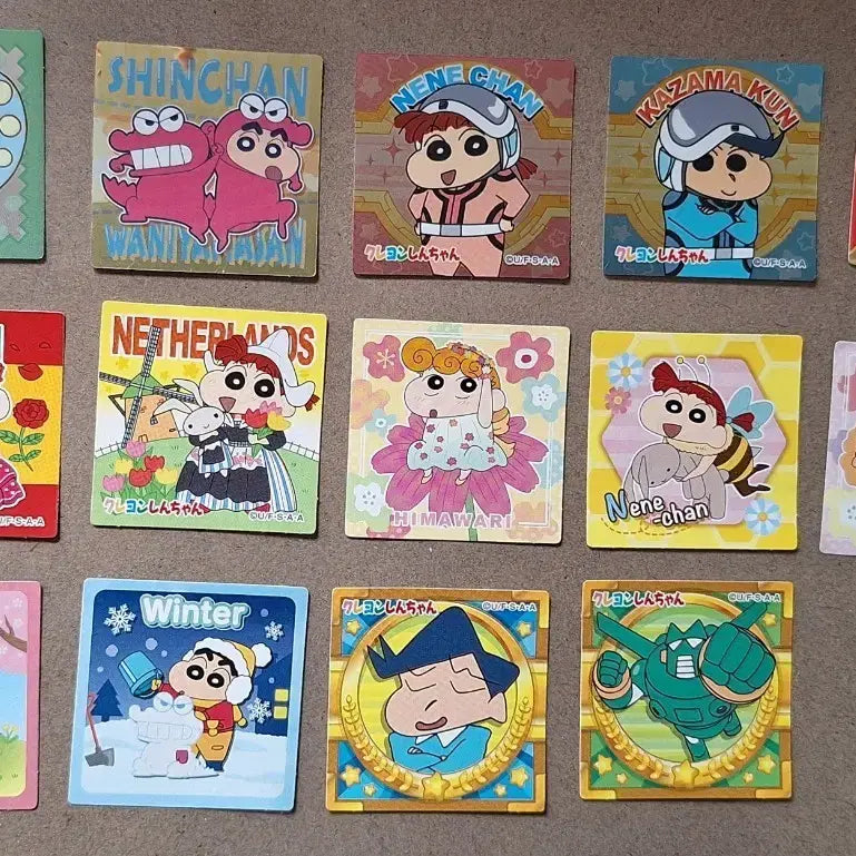 [BUNJANG] Crayon Shin-chan Choco-bi Stickers / 짱구 초코비 스티커 띠부씰