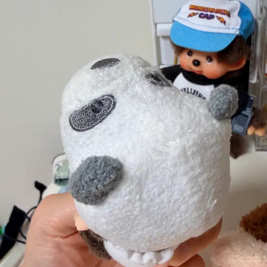 [BUNJANG] Monchhichi Panda Plush Toy / 판다 베이비 몬치치(더이상 가격 인하 x)