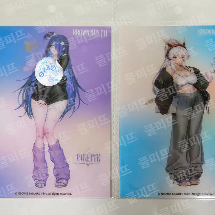 [BUNJANG] Brown Dust 2 Lenticular Postcard Set (Mammonir, Palette, Liberta, Olivier) 4 Types / 브라운더스트2 렌티큘러 엽서 4종 (마모니르,팔레트,리베르타,올리비에)