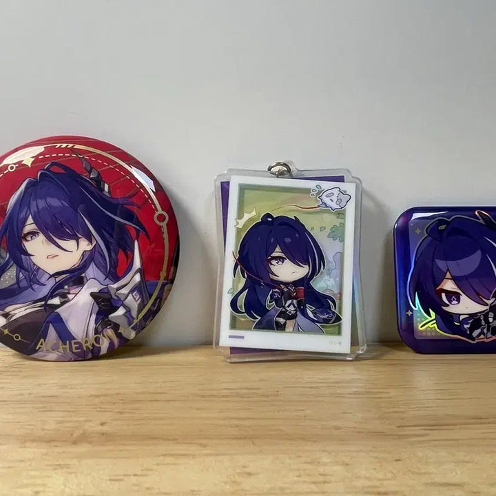 [BUNJANG] Honkai Star Rail Arlechinno Bundle Set Badge Keyring / (일괄만) 붕괴 스타레일 붕스타 아케론 굿즈 뱃지 키링