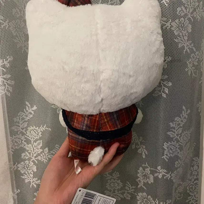 [BUNJANG] Sanrio Hello Kitty Plush Doll / 새상품) 파격할인 / 산리오 헬로키티 체크 인형