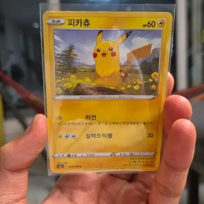[BUNJANG] Pokemon Card Base Pikachu Electric Ball + Random Pack / 포켓몬 카드 기본 피카츄 일렉트릭볼+램덤1팩