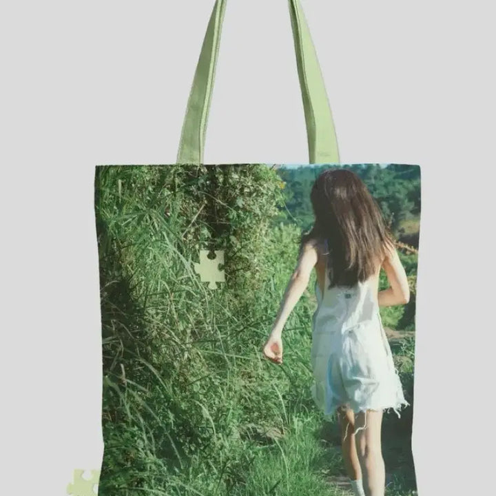 [BUNJANG] Jennie Exhibition Tote Bag / 제니 전시회 토트백 굿즈 블랙핑크