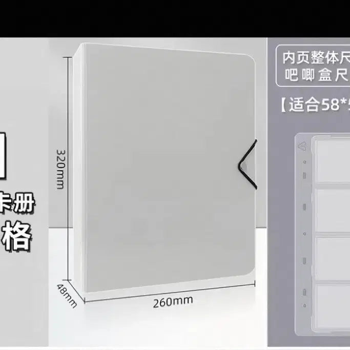 [BUNJANG] A4 12-Pocket 4-Page Can Badge Binder for 58mm Badges / A4 58mm 뱃지 바인더 12칸 4장 캔뱃지바인더