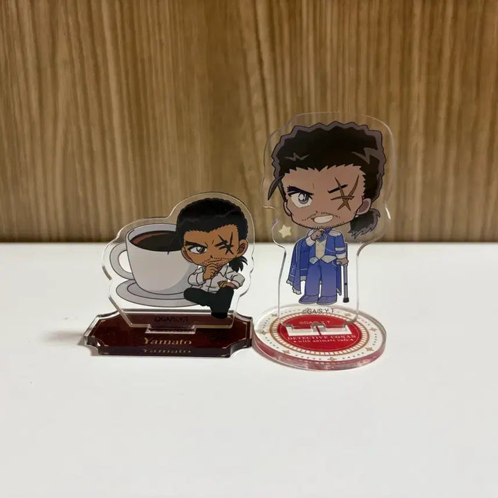 [BUNJANG] Detective Conan Animate Cafe Yamato Kansuke Acrylic Stand / 명탐정 코난 애니메이트 카페 야마토 칸스케 아크릴 스탠드 일괄
