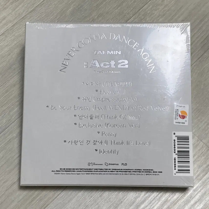 [BUNJANG] Taemin Act 2 Idea Sealed Album / [미개봉]태민 Act2 이데아 앨범 새상품 판매