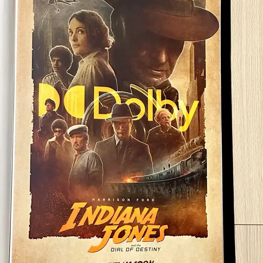 [BUNJANG] Indiana Jones Dolby Cinema Limited Edition A3 Poster / [초희귀한정판]영화 인디아나존스 돌비 포스터(A3)DOLBY