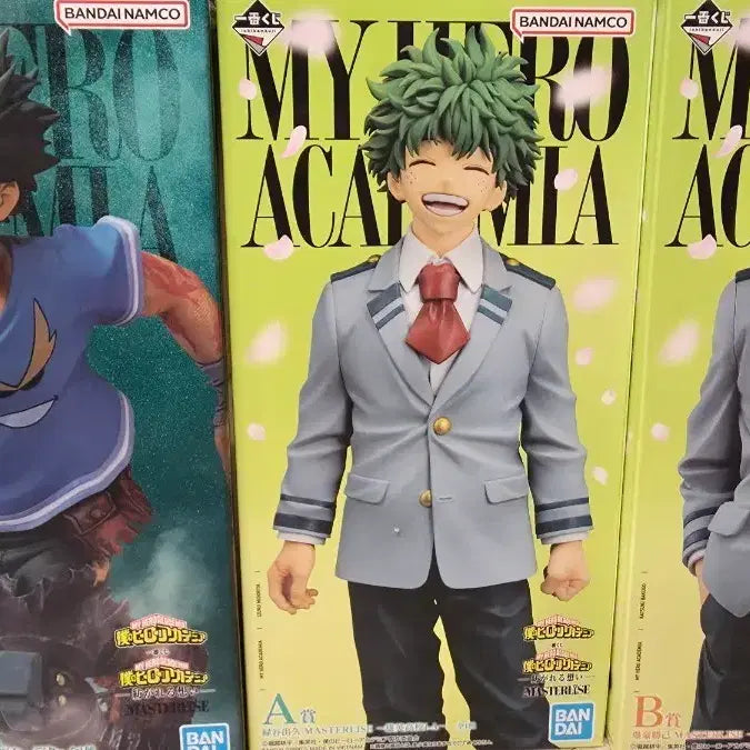 [BUNJANG] My Hero Academia: Connecting Hearts Series Bakugo &amp; Deku 3 Figure Bundle Set / 나히아 이어지는마음 간바레데쿠C+미도리야A+바쿠고B