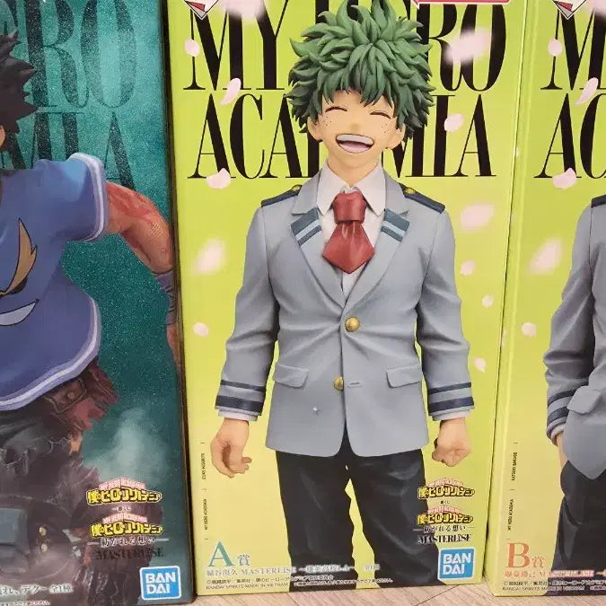 [BUNJANG] My Hero Academia: Connecting Hearts Series Bakugo &amp; Deku 3 Figure Bundle Set / 나히아 이어지는마음 간바레데쿠C+미도리야A+바쿠고B