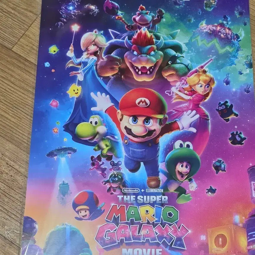 [BUNJANG] Super Mario Galaxy CGV 4DX Poster / 슈퍼 마리오 갤럭시 cgv 4DX 포스터