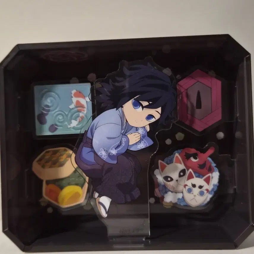 [BUNJANG] Demon Slayer: Kimetsu no Yaiba Tomioka Giyu 2025 Birthday Wagashi Acrylic Stand Diorama / ~7/31판매 귀멸의 칼날 기유 2025 생일 화과자 아크릴스탠드