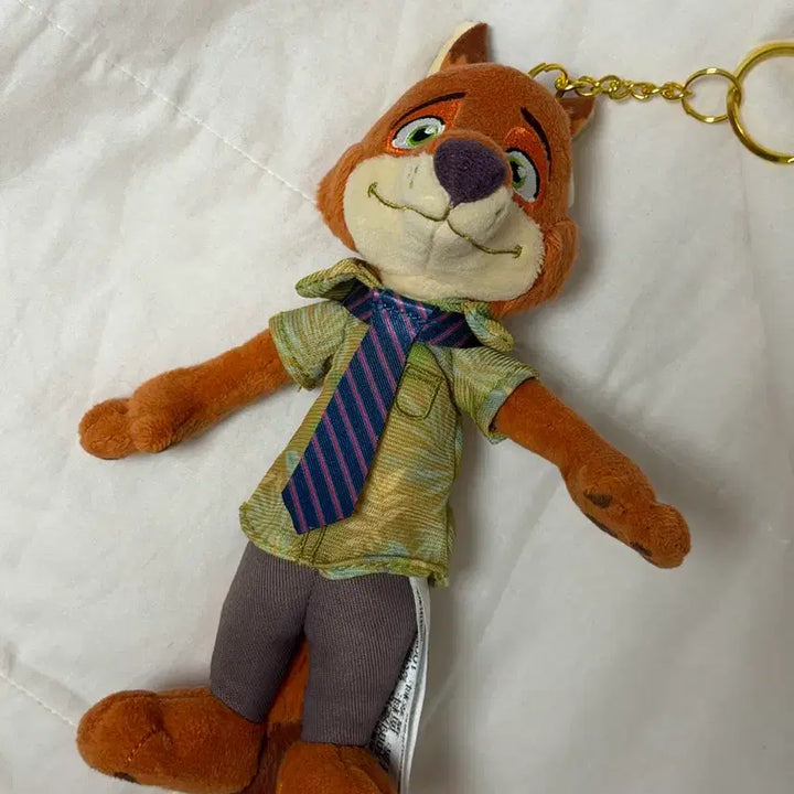 [BUNJANG] Shanghai Disneyland Zootopia Nick Wilde Plush Keychain / 상하이 디즈니랜드 주토피아 닉 와일드 인형 키링