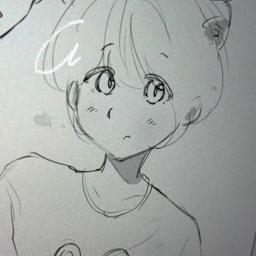 [BUNJANG] Character Art Commission - Quick Sketch Style / 당일마감 저렴 낙서 여캐 그림 커미션