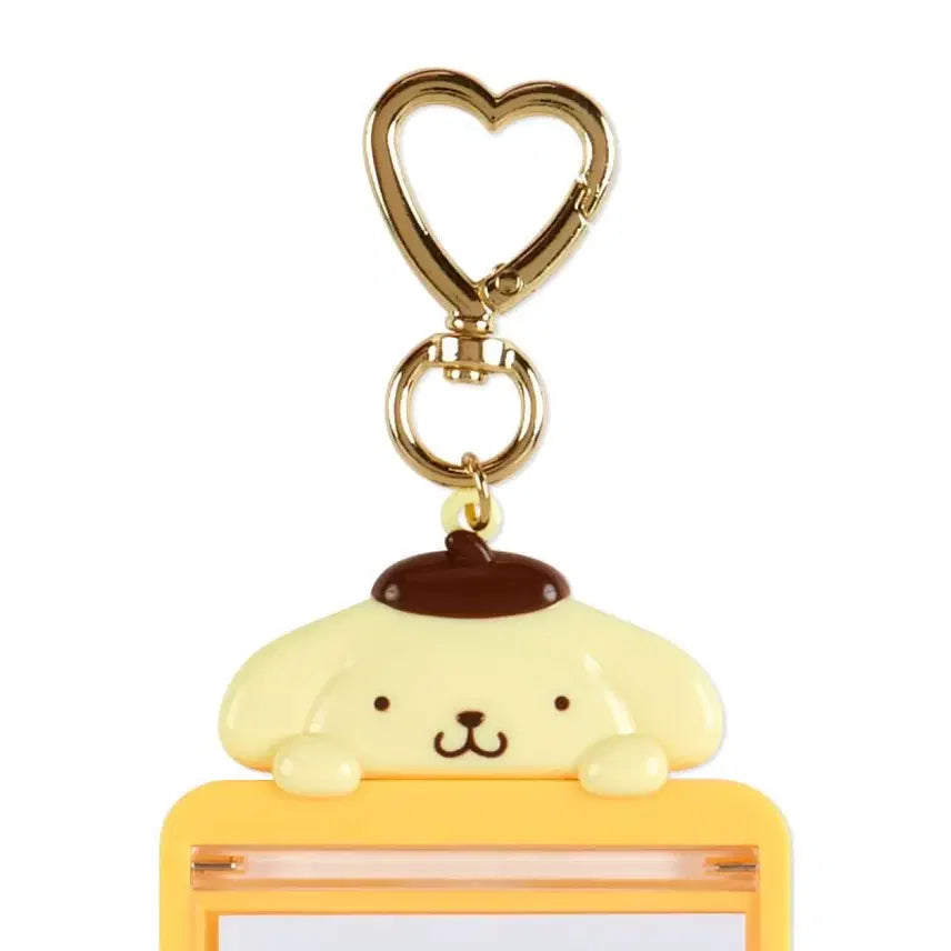 [BUNJANG] Sanrio Pompompurin Photocard Holder with Keychain / 산리오 포카홀더 폼폼푸린