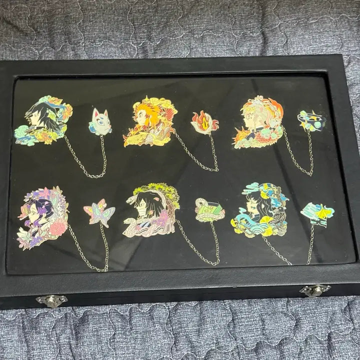 [BUNJANG] Demon Slayer unofficial Metal Badge Bundle Set / 귀멸의칼날 비공식 금속 뱃지 일괄(기유 렌고쿠 우즈이 무이치로 시노부 등