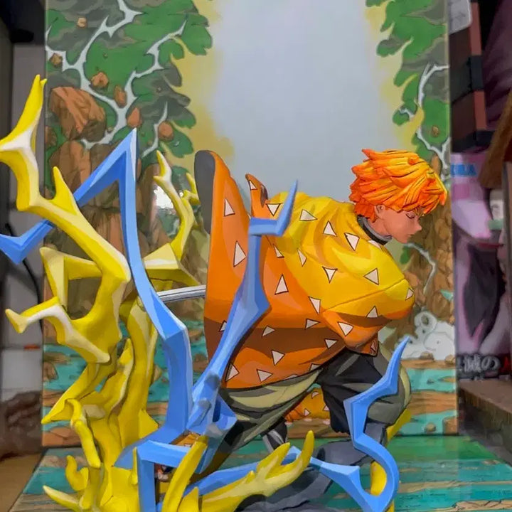 [BUNJANG] Aniplex Demon Slayer: Kimetsu no Yaiba Zenitsu Agatsuma Repainted Figure / 아츠제로 젠이츠피규어 리페인트(정품)