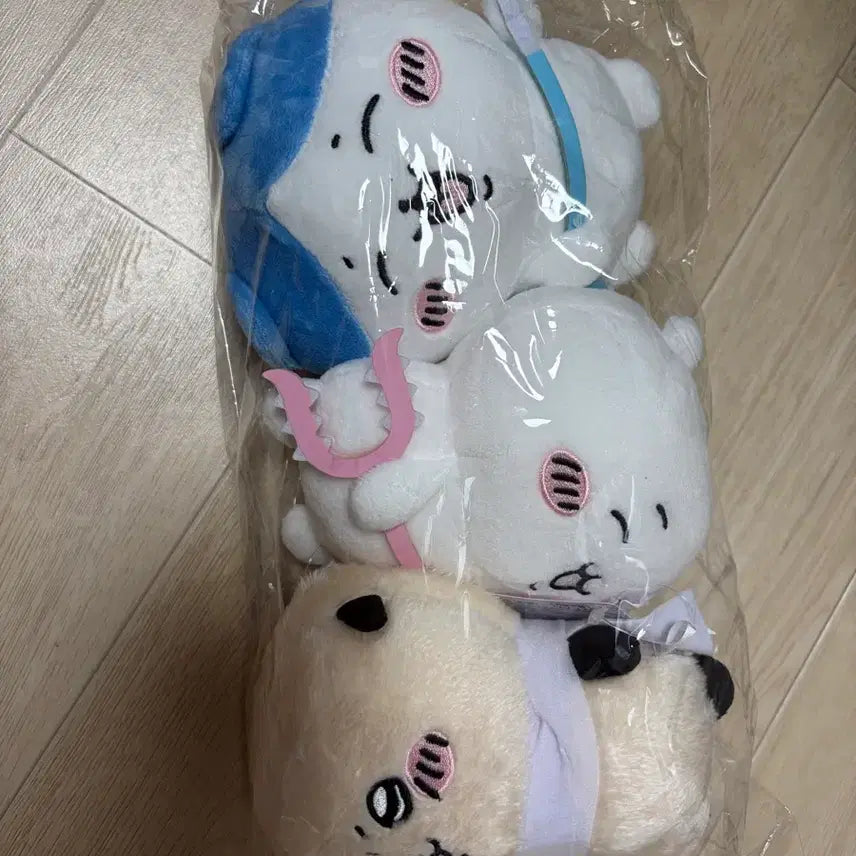 [BUNJANG] Chiikawa Hachiware Racco Torber Plush Set / 치이카와 하치와레 랏코 토벌 누이