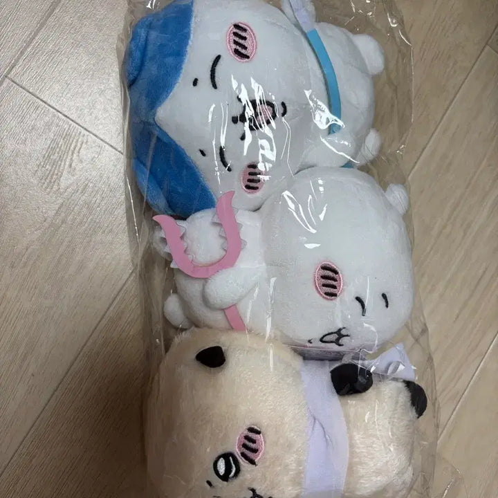 [BUNJANG] Chiikawa Hachiware Racco Torber Plush Set / 치이카와 하치와레 랏코 토벌 누이