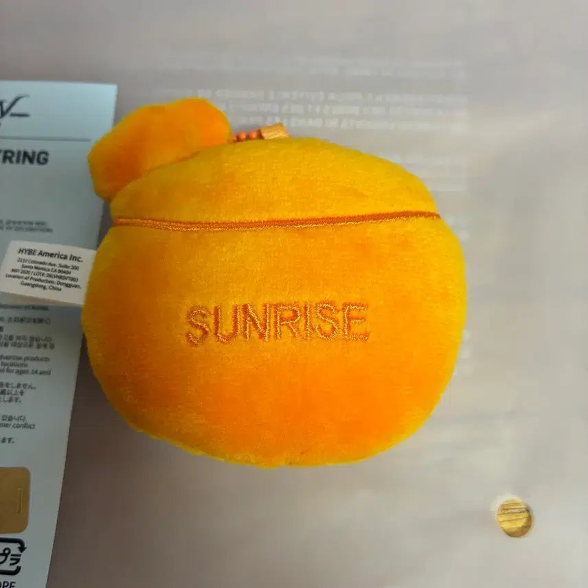 [BUNJANG] SEVENTEEN BONG-BONG Plush Keychain SUNRISE / 세븐틴 봉봉이 플러시 키링 SUNRISE