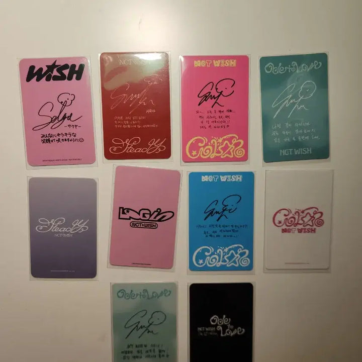 [BUNJANG] NCT WISH Sakuya Bundle Set Photocards (10 pcs) / 엔시티위시 사쿠야 포카 10장 일괄