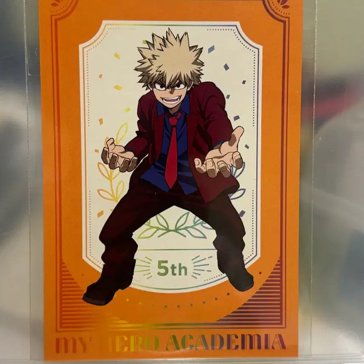 [BUNJANG] My Hero Academia Bakugo Postcard Animate Exclusive / 바쿠고 포스트카드
