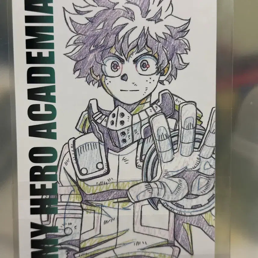 [BUNJANG] My Hero Academia Izuku Midoriya Loft Limited Edition Postcard / 나히아 히로아카 미도리야 로프트 특전 포스트카드