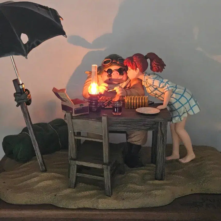 [BUNJANG] Ghibli Laputa Porco Rosso Resin Figure / 지브리 라퓨타 붉은돼지 레진 피규어