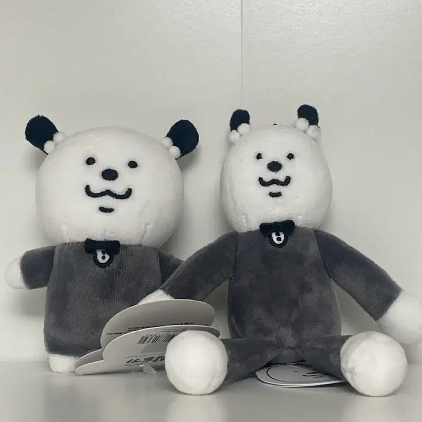[BUNJANG] Park Doogi Intern Butler Doll Keychain / 인턴집사 박두기 인형 키링 2종 일괄