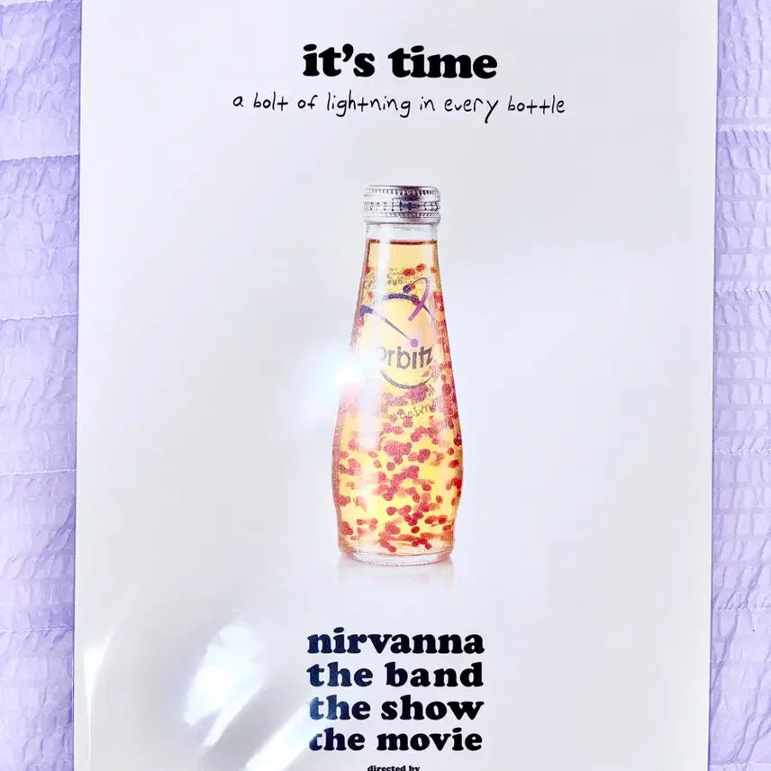 [BUNJANG] Nirvana The Band Movie A3 Poster / 너바나 더 밴드 영화 오비츠 A3 포스터