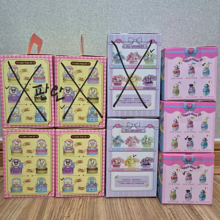 [BUNJANG] Sanrio Characters Blind Box Figures Set / 산리오 캐릭터즈 블라인드 박스 피규어 6종