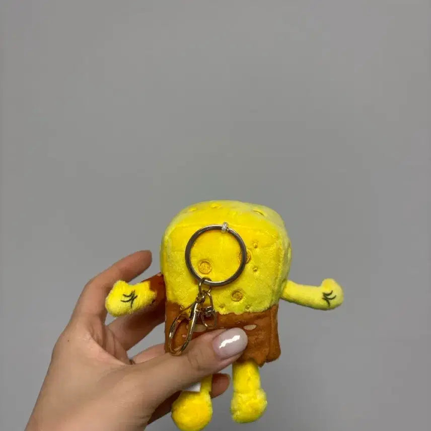 [BUNJANG] SpongeBob Caveman Keychain / 스폰지밥 원시인 키링