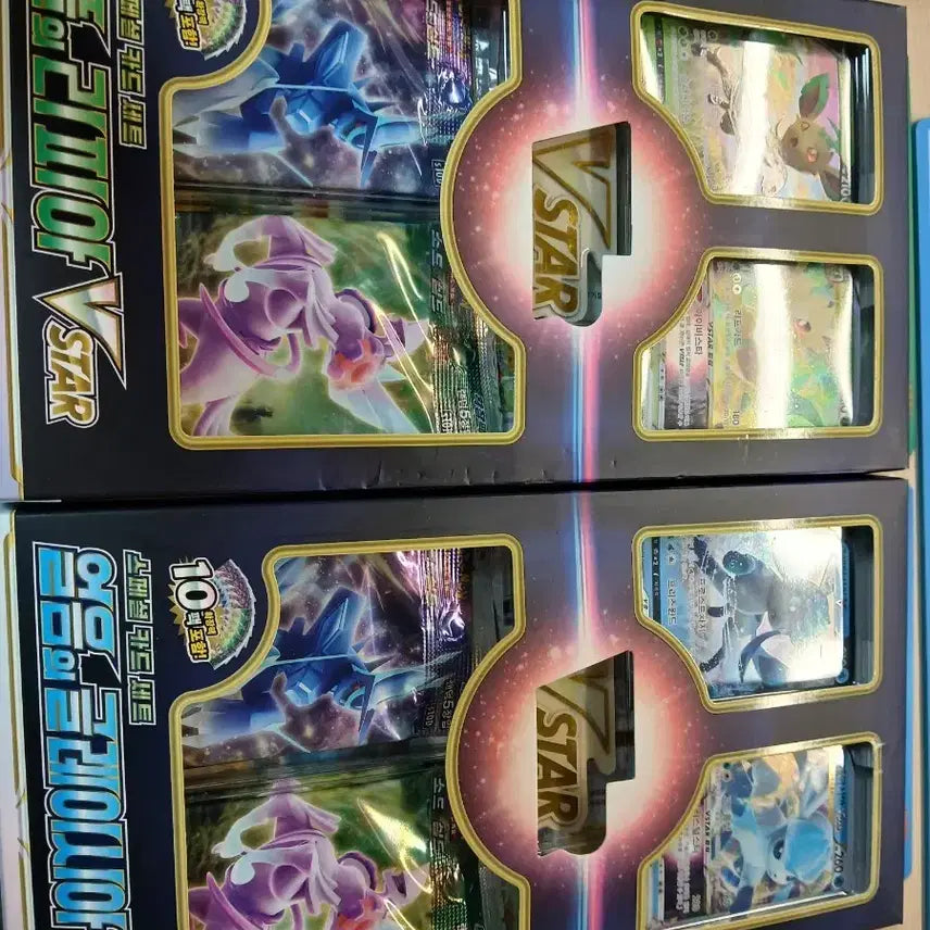 [BUNJANG] Pokemon Cards Sword &amp; Shield Leafeon Glaceon Bundle Set / 포켓몬카드 소드실드 풀의리피아,얼음의 글레이시아 16박스 일괄