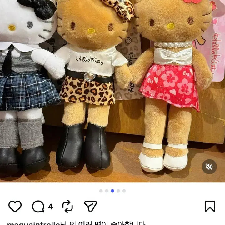 [BUNJANG] Japan Limited Long-Legged Hello Kitty Doll with School Uniform and Gal Outfits / 키티 롱다리 인형 일본 한정 다 옷이 이쁘게 나왔어요