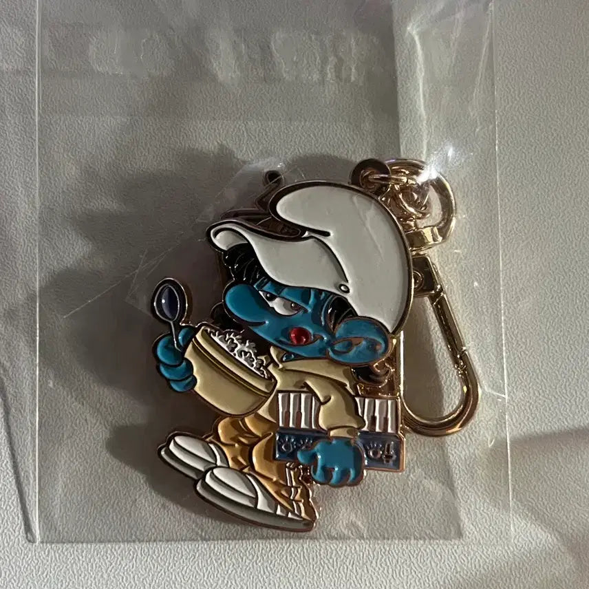 [BUNJANG] SEVENTEEN Woozi Smurf Keyring / 세븐틴 우지 스머프 키링판매양도