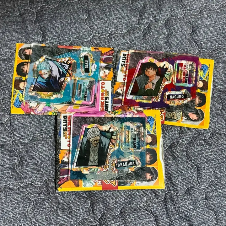 [BUNJANG] Sakamoto Days Original Art Figure Acrylic Set (Nagumo, Gaku, Takamura) / 사카모토데이즈 원화 피겨 아크릴 일괄 (나구모 가쿠 타카무라)