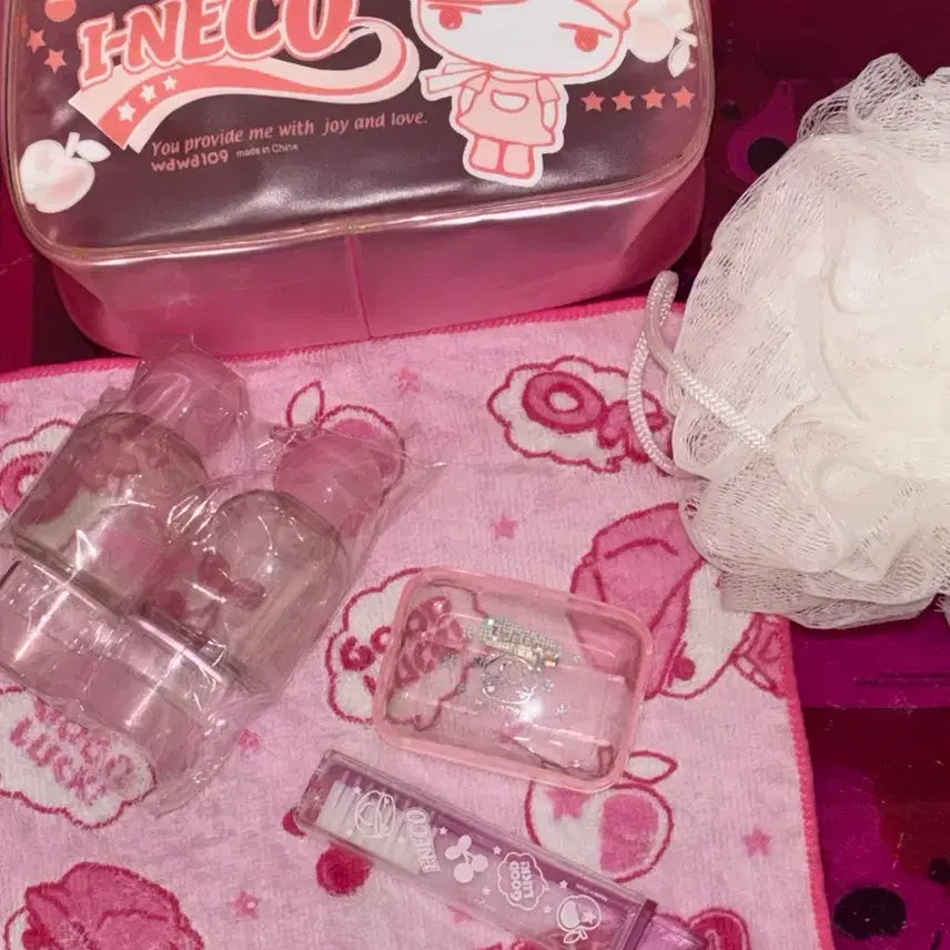 [BUNJANG] I-neko Dental Care and Wash Set / 고전문구 와와일공구 아이네코 양치 세면 세트