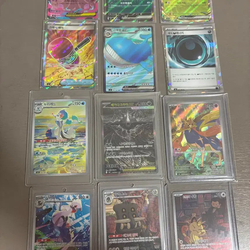 [BUNJANG] Mega Darkrai &amp; Abyss Eye Hit Cards Bundle Set / 메가다크라이 sar+어비스아이 힛카드들 일괄 판매