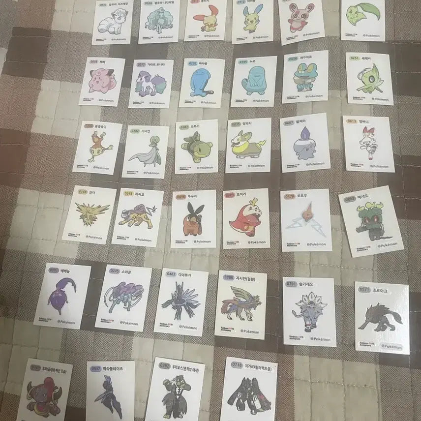[BUNJANG] Pokemon Sticker Collection / 포켓몬 띠부씰