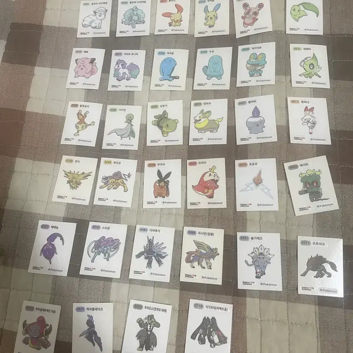 [BUNJANG] Pokemon Sticker Collection / 포켓몬 띠부씰