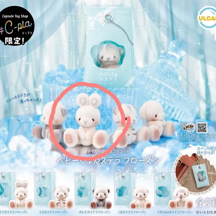 [BUNJANG] Flocking Rabbit Figure / 가챠 토끼 플로킹 피규어