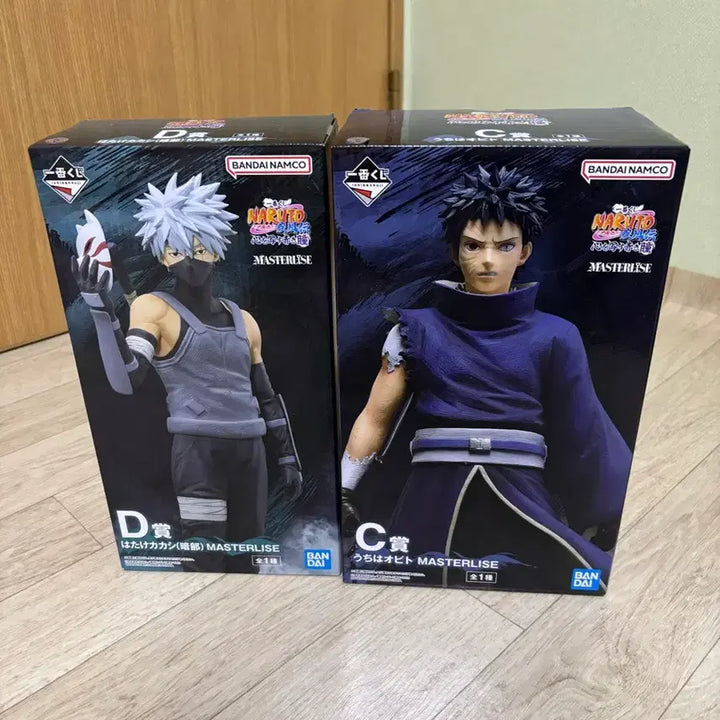 [BUNJANG] Naruto Kakashi &amp; Obito Figure Set (Sealed) / 미개봉 새상품 ) 나루토 카카시 피규어 오비토 피규어 세트
