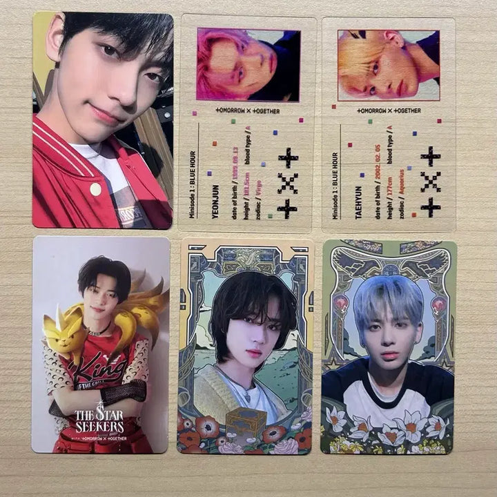 [BUNJANG] TXT Yeonjun Soobin Beomgyu Taehyun Bundle Set Photocards / 투바투 포카 일괄 연준 수빈 범규 태현