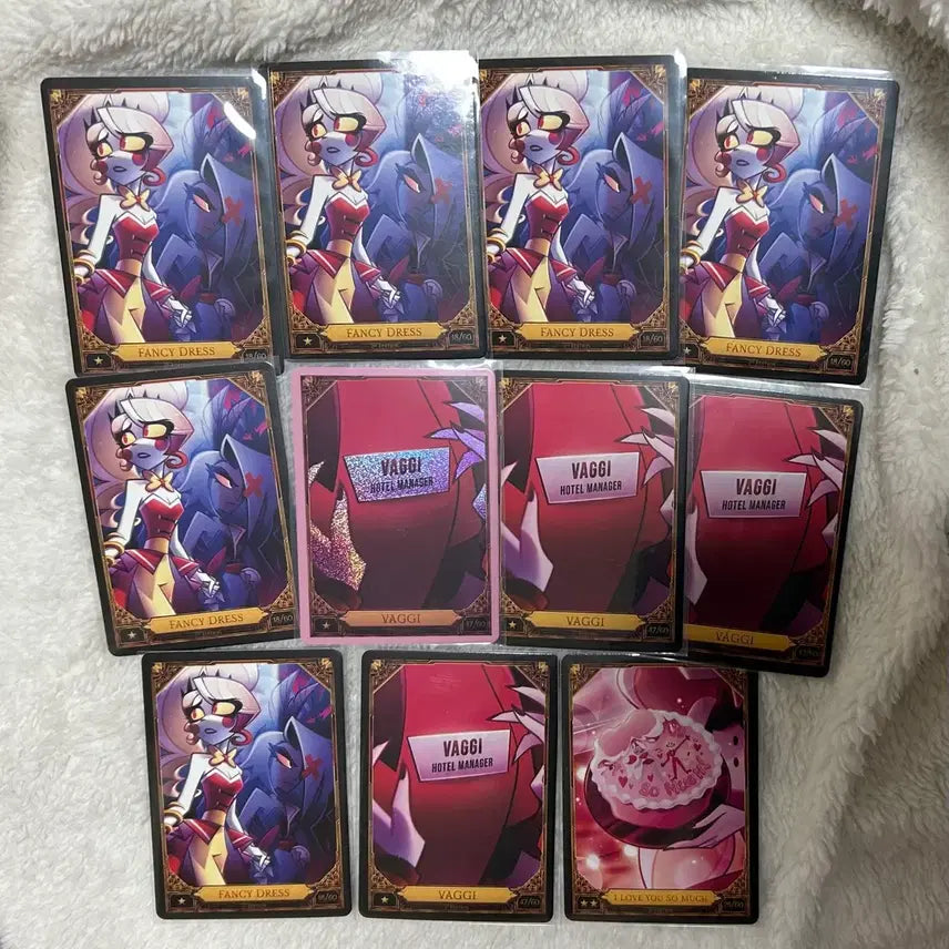 [BUNJANG] Hazbin Hotel Charlie Baggy Trading Card Bundle Set / 해즈빈 호텔 찰리 배기 트레이딩카드 일괄