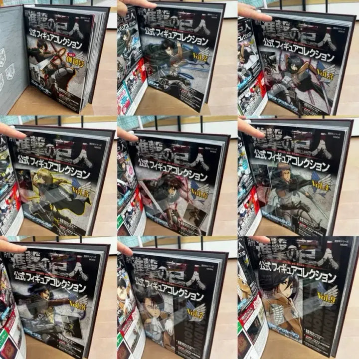 [BUNJANG] Attack on Titan Magazine 13-Piece Full Set / 진격의거인 월간잡지 13종 풀세트
