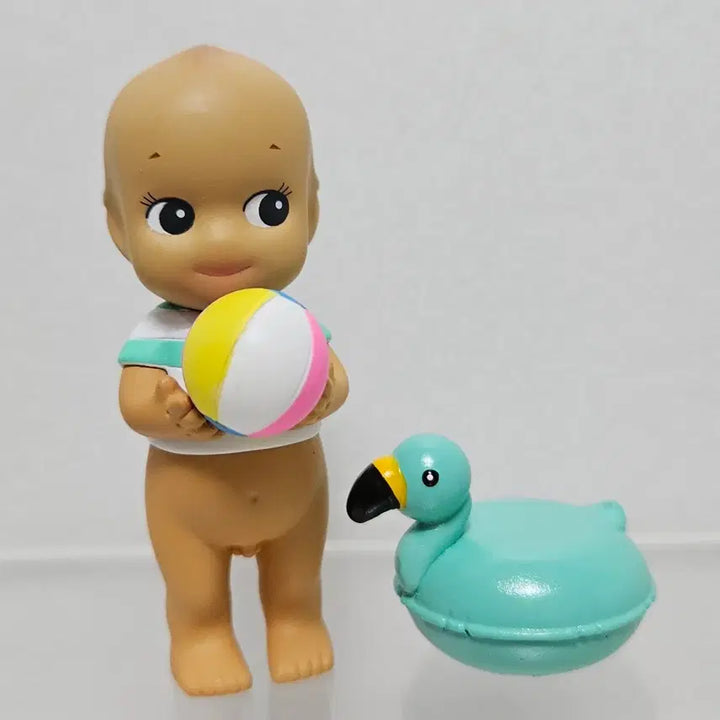 [BUNJANG] Sonny Angel Flamingo Stand (Mint) Custom / 썸머 소니엔젤  플라밍고 스텐드 (민트) 커스텀