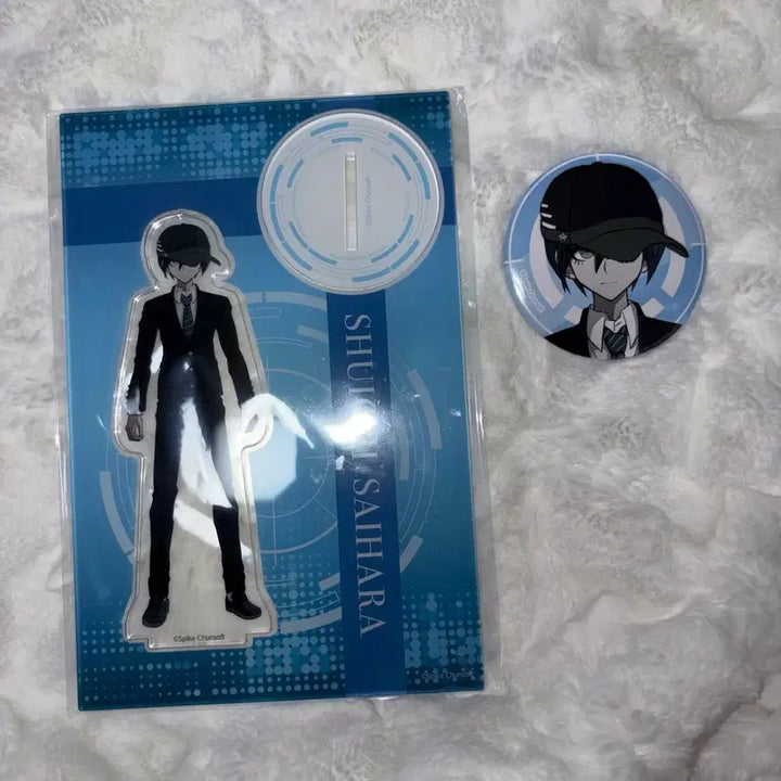 [BUNJANG] Danganronpa V3 Shuichi Saihara School Uniform Badge Acrylic Stand / 뉴단간론파V3 뉴단 사이하라 슈이치 교복 뱃지 아크릴스탠드