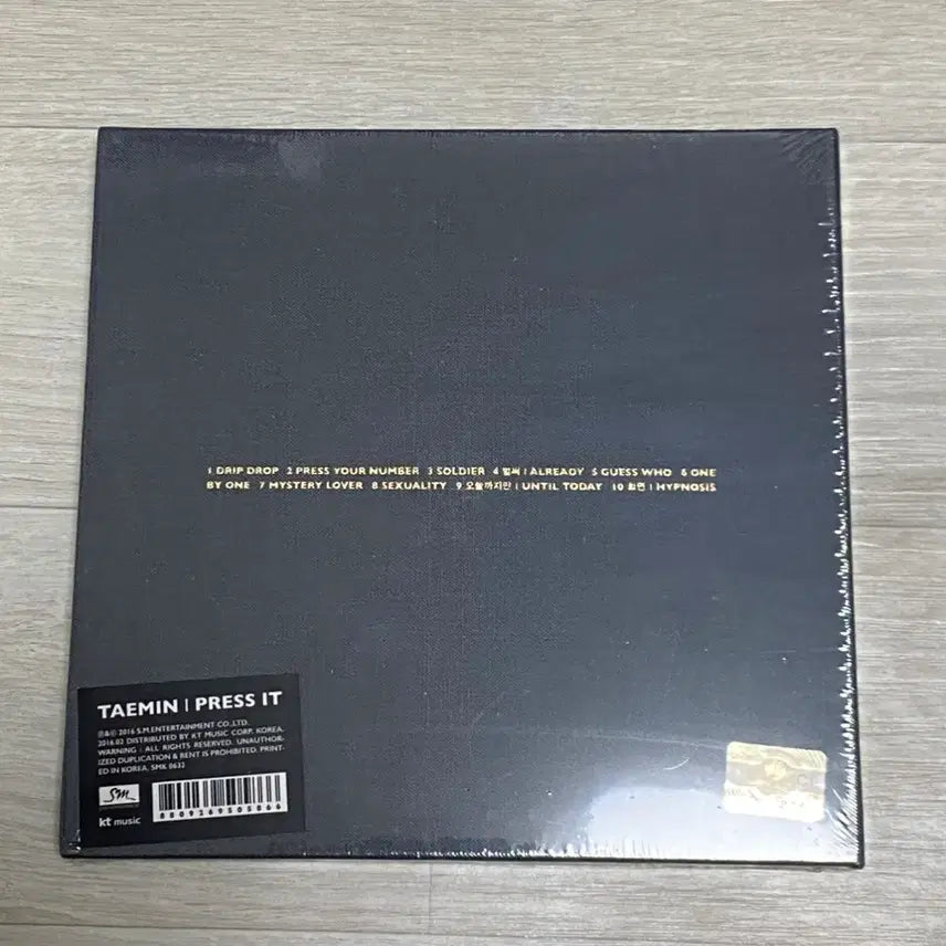 [BUNJANG] Taemin SHINee PRESS IT Album (Sealed) / [미개봉] 샤이니 태민 PRESS IT 앨범