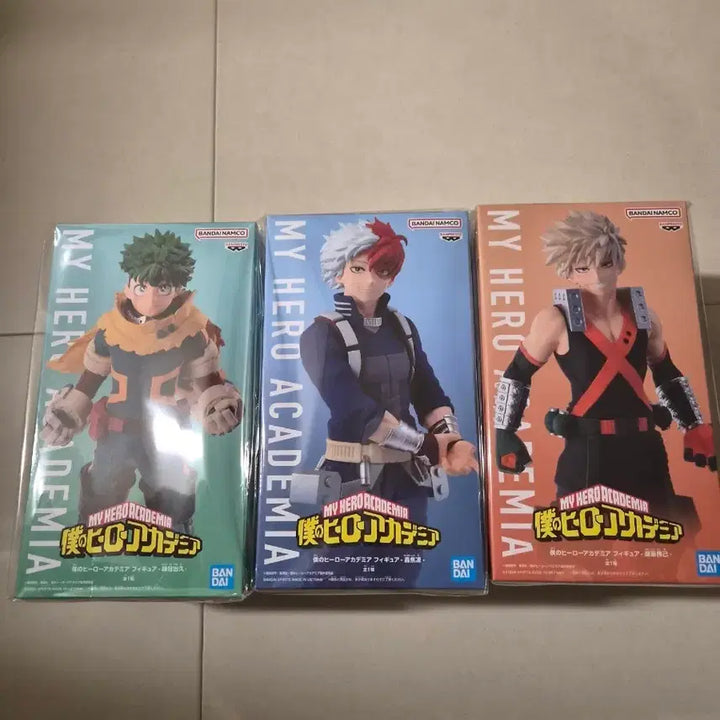 [BUNJANG] My Hero Academia Figures 3-Piece Set / 나의 히어로 아카데미아 피규어 3종 세트