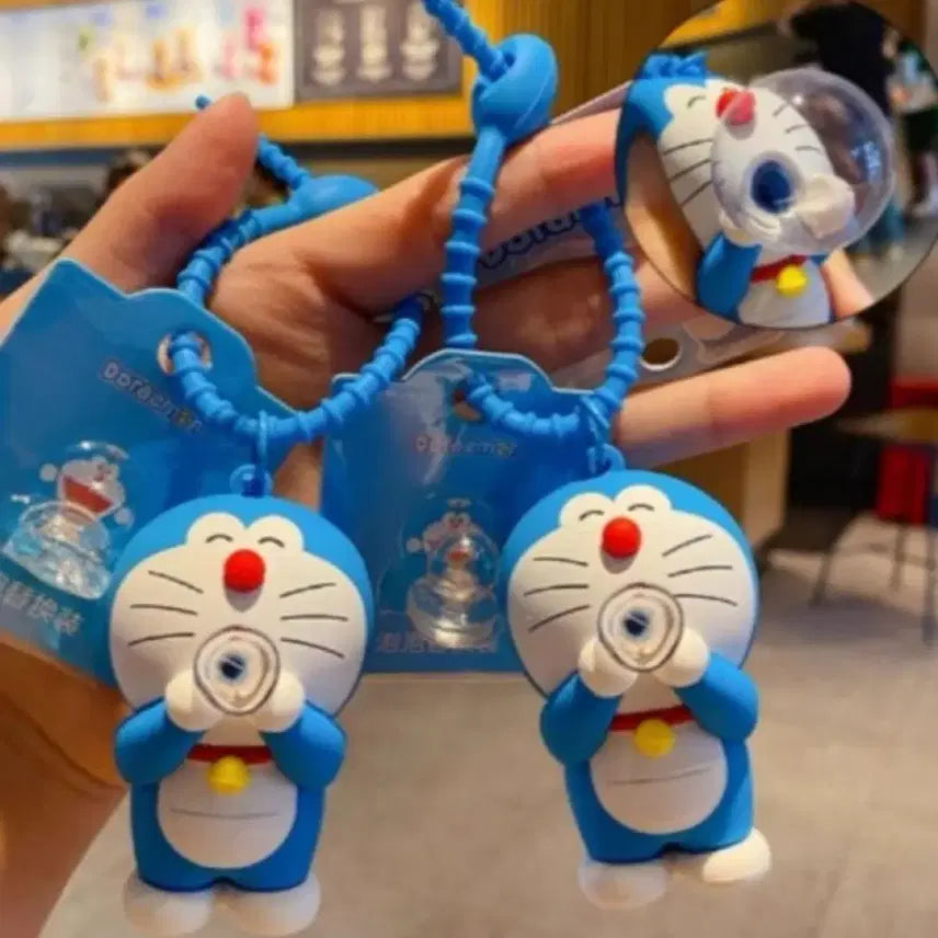 [BUNJANG] Doraemon Bubble Gum Silicone Keyring / 도라에몽 비눗방울 풍선 버블 껌 실리콘 키링