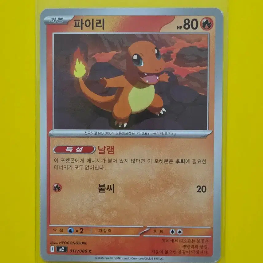 [BUNJANG] Charmander 3 Types Set / 포켓몬카드 파이리 3종 세트